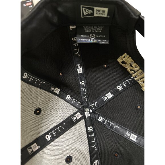 New Era MLB The Show 99 Baseball Cap Snapback Black & Gold - Picture 7 of 10